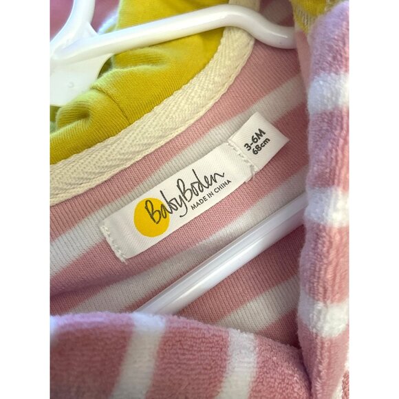 Baby Boden Fruitycore Strawberry Hoodie 3-6M Terry Cloth Kidcore Cover-Up Summer - Picture 3 of 5